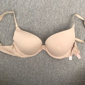 VS Pink Nude Push Up Bra 32A